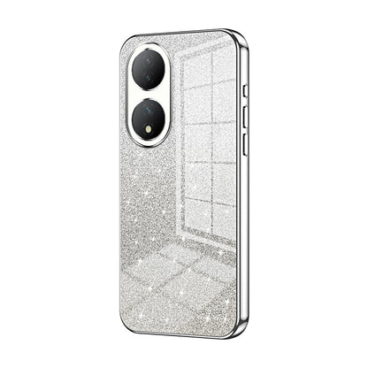 vivo Y100 Glitter Powder Electroplated Gradient Phone Case – Fashionable & Luxurious with Anti-Fingerprint Coating, Shock-Absorption, and Lens Protection