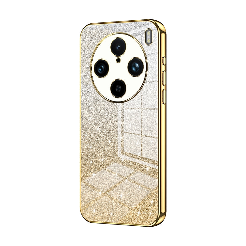 vivo X100s Pro Glitter Powder Electroplated Gradient Phone Case – Fashionable & Luxurious with Anti-Fingerprint Coating, Shock-Absorption, and Lens Protection
