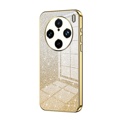 vivo X100s Pro Glitter Powder Electroplated Gradient Phone Case – Fashionable & Luxurious with Anti-Fingerprint Coating, Shock-Absorption, and Lens Protection
