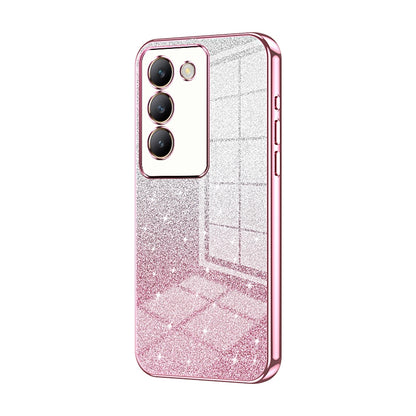 vivo V30 SE Glitter Powder Electroplated Gradient Phone Case – Fashionable & Luxurious with Anti-Fingerprint Coating, Shock-Absorption, and Lens Protection