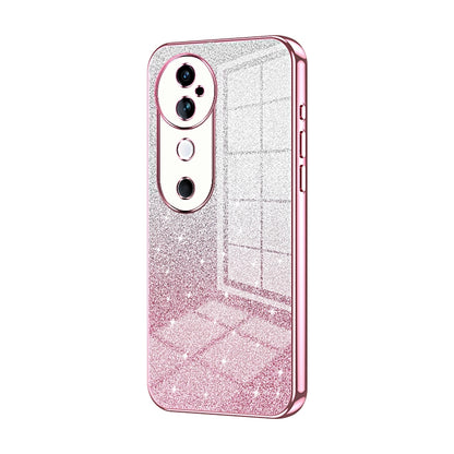 vivo S19 Glitter Powder Electroplated Gradient Phone Case – Fashionable & Luxurious with Anti-Fingerprint Coating, Shock-Absorption, and Lens Protection