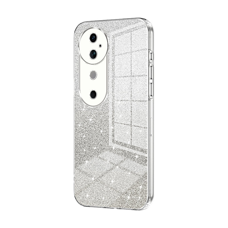 vivo S19 Glitter Powder Electroplated Gradient Phone Case – Fashionable & Luxurious with Anti-Fingerprint Coating, Shock-Absorption, and Lens Protection