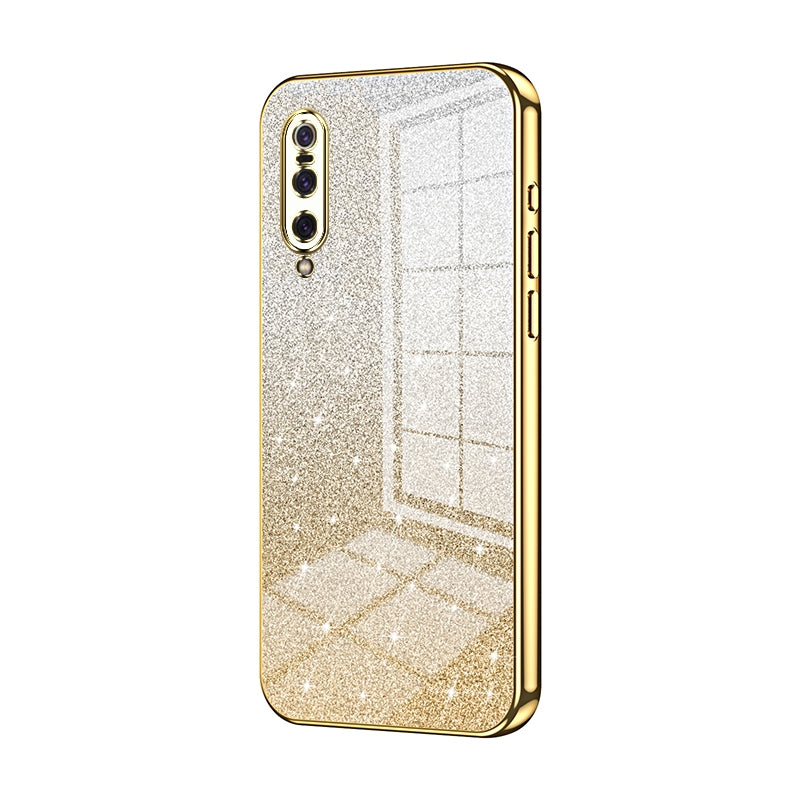 Xiaomi Mi 9 Glitter Powder Electroplated Gradient Phone Case – Fashionable & Luxurious with Anti-Fingerprint Coating, Shock-Absorption, and Lens Protection