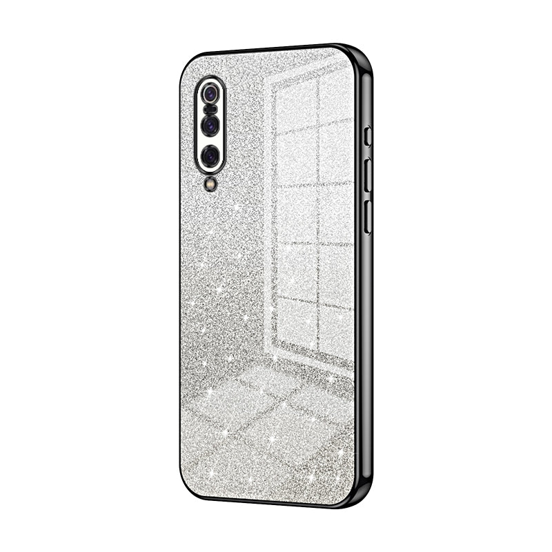 Xiaomi Mi 9 Glitter Powder Electroplated Gradient Phone Case – Fashionable & Luxurious with Anti-Fingerprint Coating, Shock-Absorption, and Lens Protection