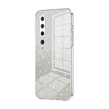 Xiaomi Mi 10 5G Glitter Powder Electroplated Gradient Phone Case – Fashionable & Luxurious with Anti-Fingerprint Coating, Shock-Absorption, and Lens Protection