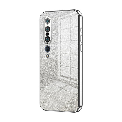 Xiaomi Mi 10 Pro 5G Glitter Powder Electroplated Gradient Phone Case – Fashionable & Luxurious with Anti-Fingerprint Coating, Shock-Absorption, and Lens Protection