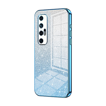 Xiaomi Mi 10S Glitter Powder Electroplated Gradient Phone Case – Fashionable & Luxurious with Anti-Fingerprint Coating, Shock-Absorption, and Lens Protection