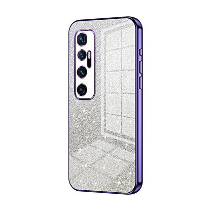 Xiaomi Mi 10 Ultra Glitter Powder Electroplated Gradient Phone Case – Fashionable & Luxurious with Anti-Fingerprint Coating, Shock-Absorption, and Lens Protection