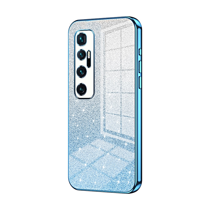 Xiaomi Mi 10 Ultra Glitter Powder Electroplated Gradient Phone Case – Fashionable & Luxurious with Anti-Fingerprint Coating, Shock-Absorption, and Lens Protection
