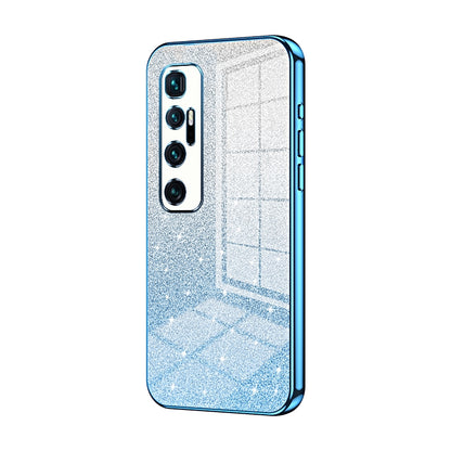 Xiaomi Mi 10 Ultra Glitter Powder Electroplated Gradient Phone Case – Fashionable & Luxurious with Anti-Fingerprint Coating, Shock-Absorption, and Lens Protection