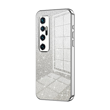 Xiaomi Mi 10 Ultra Glitter Powder Electroplated Gradient Phone Case – Fashionable & Luxurious with Anti-Fingerprint Coating, Shock-Absorption, and Lens Protection