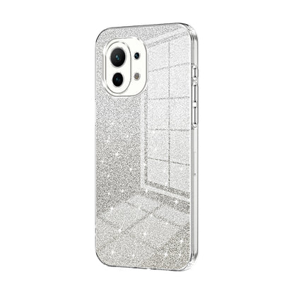 Xiaomi Mi 11 Glitter Powder Electroplated Gradient Phone Case – Fashionable & Luxurious with Anti-Fingerprint Coating, Shock-Absorption, and Lens Protection