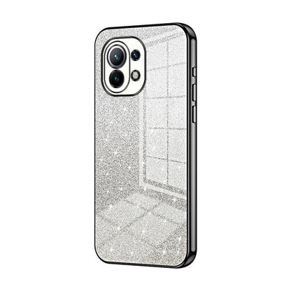 Xiaomi Mi 11 Glitter Powder Electroplated Gradient Phone Case – Fashionable & Luxurious with Anti-Fingerprint Coating, Shock-Absorption, and Lens Protection