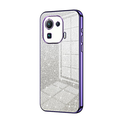 Xiaomi Mi 11 Pro Glitter Powder Electroplated Gradient Phone Case – Fashionable & Luxurious with Anti-Fingerprint Coating, Shock-Absorption, and Lens Protection