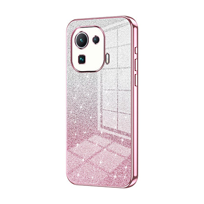 Xiaomi Mi 11 Pro Glitter Powder Electroplated Gradient Phone Case – Fashionable & Luxurious with Anti-Fingerprint Coating, Shock-Absorption, and Lens Protection