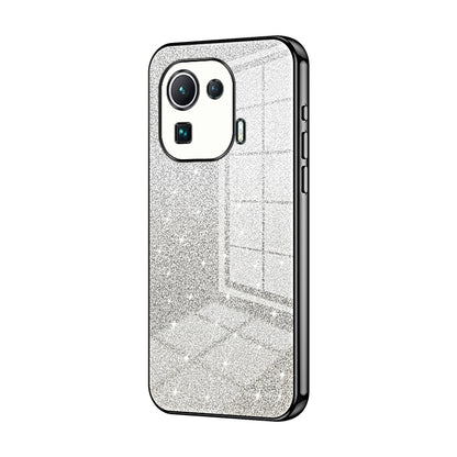 Xiaomi Mi 11 Pro Glitter Powder Electroplated Gradient Phone Case – Fashionable & Luxurious with Anti-Fingerprint Coating, Shock-Absorption, and Lens Protection
