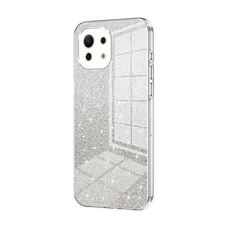 Xiaomi Mi 11 Lite 4G Glitter Powder Electroplated Gradient Phone Case – Fashionable & Luxurious with Anti-Fingerprint Coating, Shock-Absorption, and Lens Protection