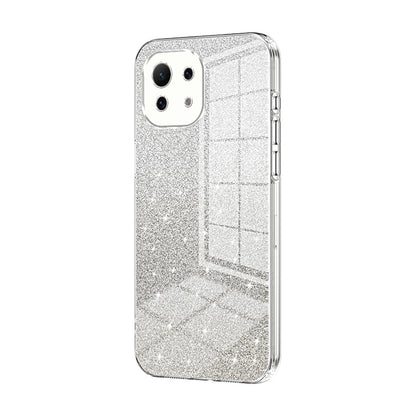Xiaomi Mi 11 Lite 5G Glitter Powder Electroplated Gradient Phone Case – Fashionable & Luxurious with Anti-Fingerprint Coating, Shock-Absorption, and Lens Protection