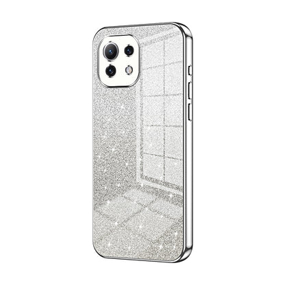 Xiaomi Mi 11 Lite 4G Glitter Powder Electroplated Gradient Phone Case – Fashionable & Luxurious with Anti-Fingerprint Coating, Shock-Absorption, and Lens Protection