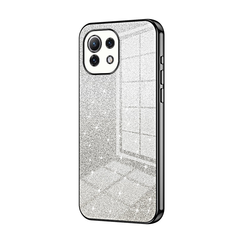 Xiaomi Mi 11 Lite 4G Glitter Powder Electroplated Gradient Phone Case – Fashionable & Luxurious with Anti-Fingerprint Coating, Shock-Absorption, and Lens Protection