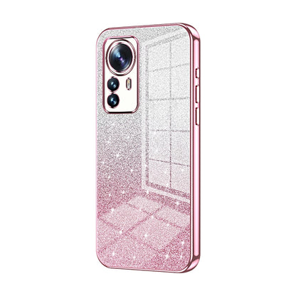 Xiaomi 12S Pro Glitter Powder Electroplated Gradient Phone Case – Fashionable & Luxurious with Anti-Fingerprint Coating, Shock-Absorption, and Lens Protection