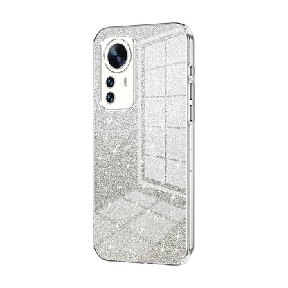 Xiaomi 12 Pro Glitter Powder Electroplated Gradient Phone Case – Fashionable & Luxurious with Anti-Fingerprint Coating, Shock-Absorption, and Lens Protection