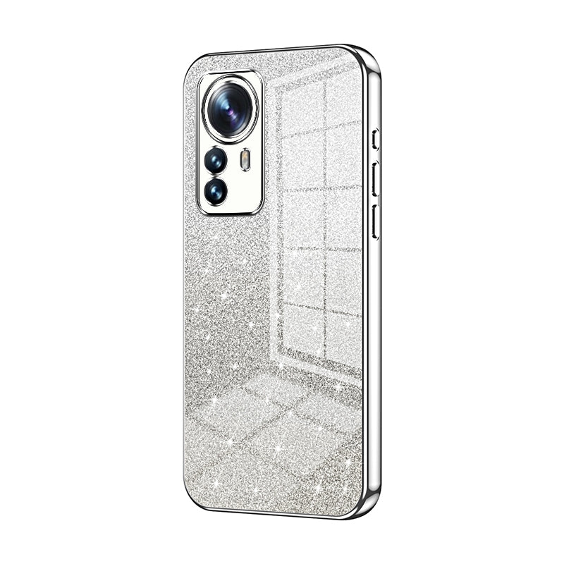 Xiaomi 12S Pro Glitter Powder Electroplated Gradient Phone Case – Fashionable & Luxurious with Anti-Fingerprint Coating, Shock-Absorption, and Lens Protection