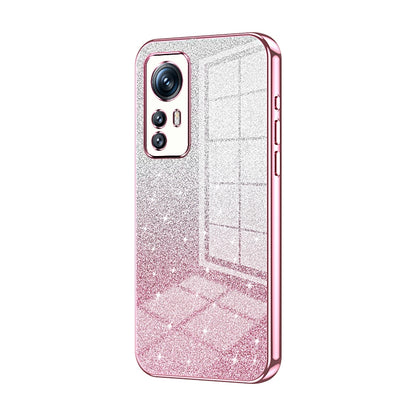Xiaomi 12S Glitter Powder Electroplated Gradient Phone Case – Fashionable & Luxurious with Anti-Fingerprint Coating, Shock-Absorption, and Lens Protection