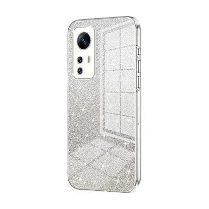 Xiaomi 12S Glitter Powder Electroplated Gradient Phone Case – Fashionable & Luxurious with Anti-Fingerprint Coating, Shock-Absorption, and Lens Protection