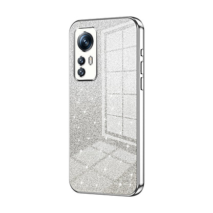 Xiaomi 12S Glitter Powder Electroplated Gradient Phone Case – Fashionable & Luxurious with Anti-Fingerprint Coating, Shock-Absorption, and Lens Protection