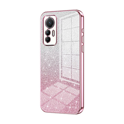 Xiaomi 12 Lite Glitter Powder Electroplated Gradient Phone Case – Fashionable & Luxurious with Anti-Fingerprint Coating, Shock-Absorption, and Lens Protection