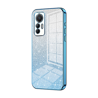 Xiaomi 12 Lite Glitter Powder Electroplated Gradient Phone Case – Fashionable & Luxurious with Anti-Fingerprint Coating, Shock-Absorption, and Lens Protection