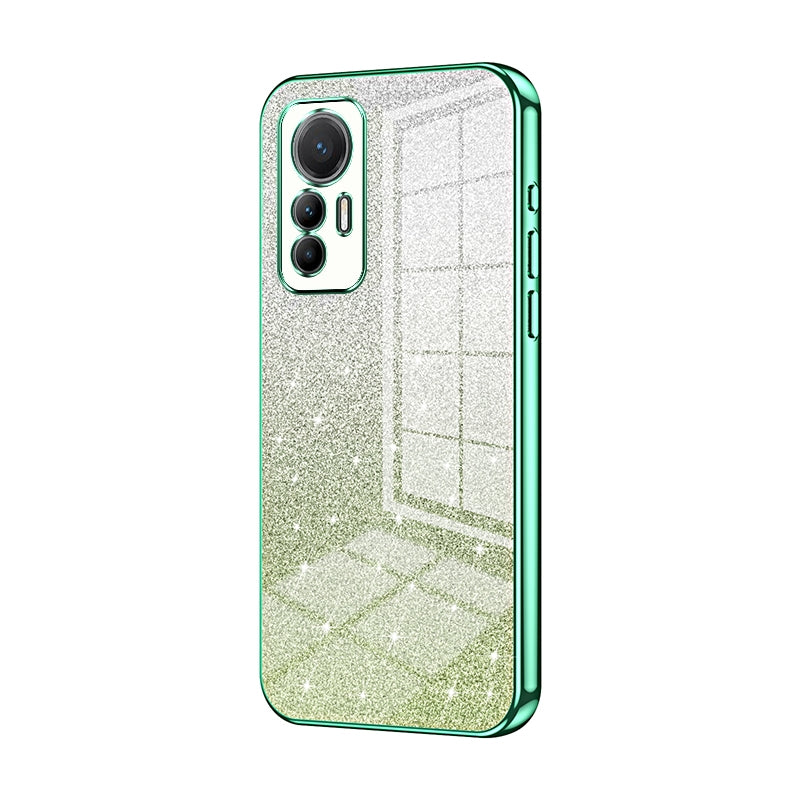 Xiaomi 12 Lite Glitter Powder Electroplated Gradient Phone Case – Fashionable & Luxurious with Anti-Fingerprint Coating, Shock-Absorption, and Lens Protection