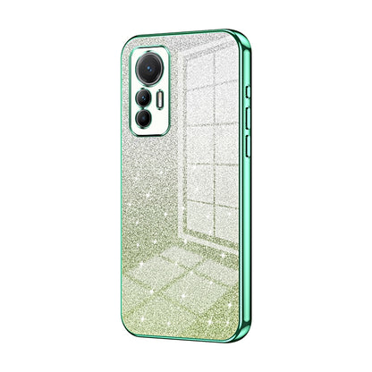 Xiaomi 12 Lite Glitter Powder Electroplated Gradient Phone Case – Fashionable & Luxurious with Anti-Fingerprint Coating, Shock-Absorption, and Lens Protection