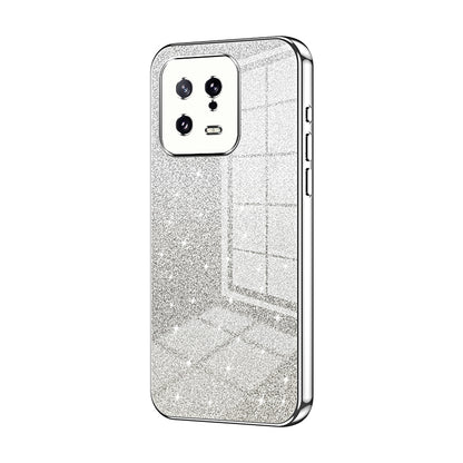 Xiaomi 13 Glitter Powder Electroplated Gradient Phone Case – Fashionable & Luxurious with Anti-Fingerprint Coating, Shock-Absorption, and Lens Protection
