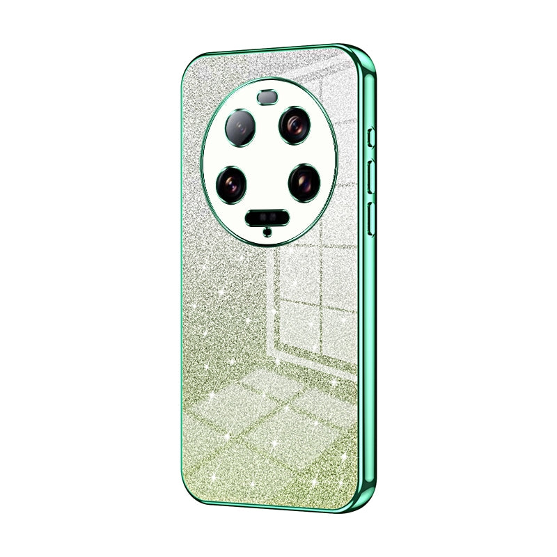 Xiaomi 13 Ultra Glitter Powder Electroplated Gradient Phone Case – Fashionable & Luxurious with Anti-Fingerprint Coating, Shock-Absorption, and Lens Protection