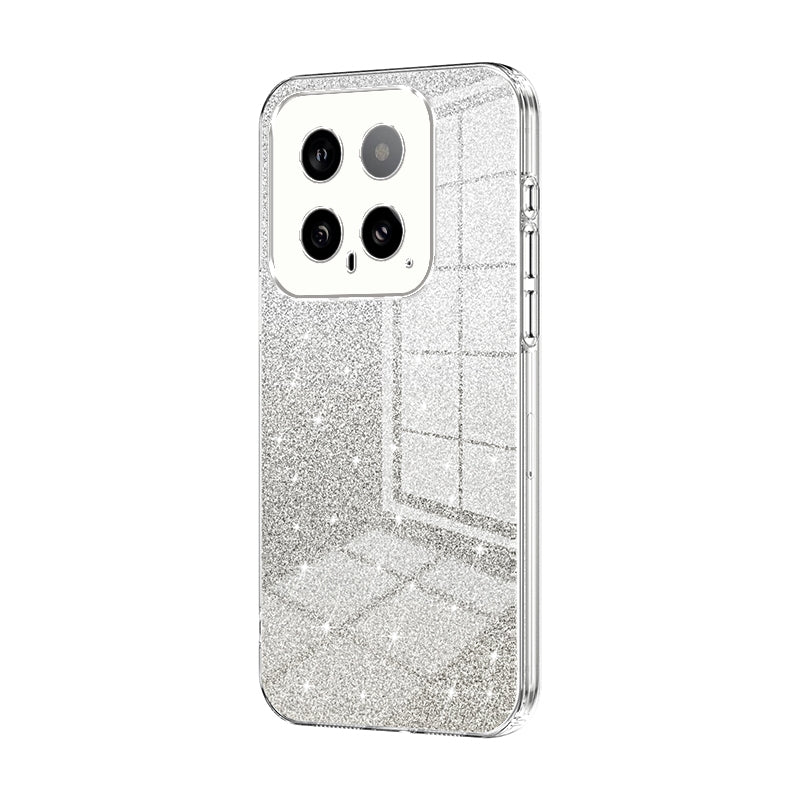 Xiaomi 14 Glitter Powder Electroplated Gradient Phone Case – Fashionable & Luxurious with Anti-Fingerprint Coating, Shock-Absorption, and Lens Protection