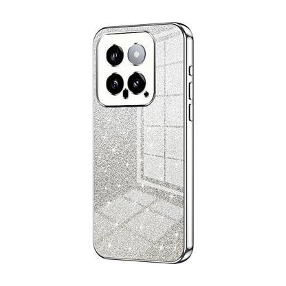 Xiaomi 14 Glitter Powder Electroplated Gradient Phone Case – Fashionable & Luxurious with Anti-Fingerprint Coating, Shock-Absorption, and Lens Protection
