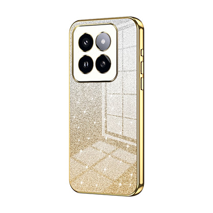 Xiaomi 14 Pro Glitter Powder Electroplated Gradient Phone Case – Fashionable & Luxurious with Anti-Fingerprint Coating, Shock-Absorption, and Lens Protection