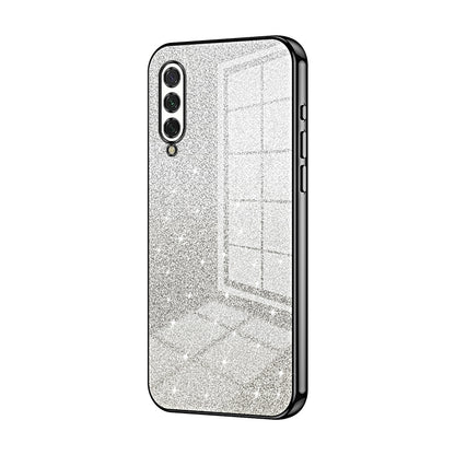 Xiaomi Mi A3 Glitter Powder Electroplated Gradient Phone Case – Fashionable & Luxurious with Anti-Fingerprint Coating, Shock-Absorption, and Lens Protection