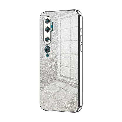 Xiaomi Mi CC9 Pro Glitter Powder Electroplated Gradient Phone Case – Fashionable & Luxurious with Anti-Fingerprint Coating, Shock-Absorption, and Lens Protection