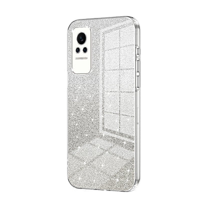 Xiaomi Civi 1S Glitter Powder Electroplated Gradient Phone Case – Fashionable & Luxurious with Anti-Fingerprint Coating, Shock-Absorption, and Lens Protection