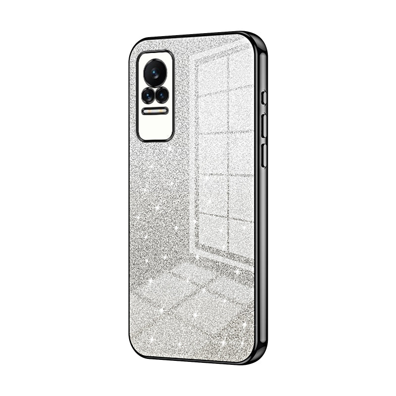 Xiaomi Civi Glitter Powder Electroplated Gradient Phone Case – Fashionable & Luxurious with Anti-Fingerprint Coating, Shock-Absorption, and Lens Protection