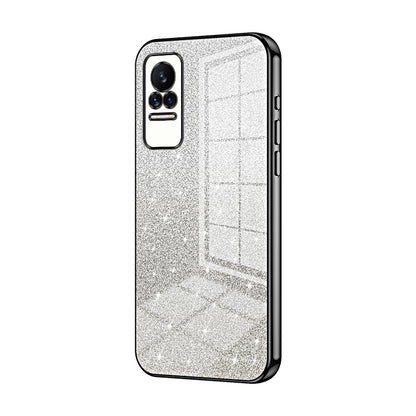 Xiaomi Civi 1S Glitter Powder Electroplated Gradient Phone Case – Fashionable & Luxurious with Anti-Fingerprint Coating, Shock-Absorption, and Lens Protection