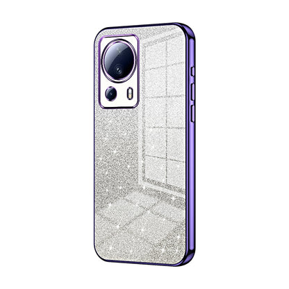Xiaomi 13 Lite Glitter Powder Electroplated Gradient Phone Case – Fashionable & Luxurious with Anti-Fingerprint Coating, Shock-Absorption, and Lens Protection