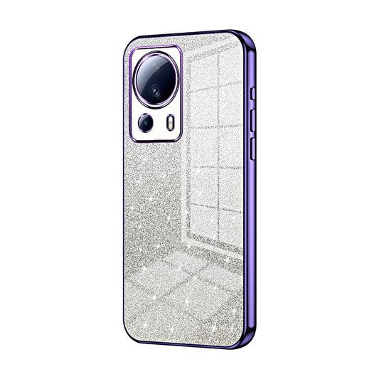 Xiaomi 13 Lite Glitter Powder Electroplated Gradient Phone Case – Fashionable & Luxurious with Anti-Fingerprint Coating, Shock-Absorption, and Lens Protection