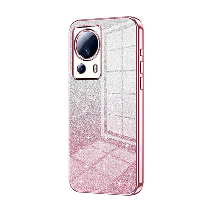Xiaomi 13 Lite Glitter Powder Electroplated Gradient Phone Case – Fashionable & Luxurious with Anti-Fingerprint Coating, Shock-Absorption, and Lens Protection