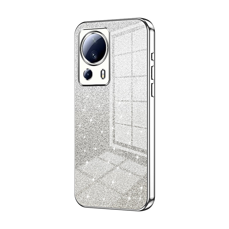 Xiaomi 13 Lite Glitter Powder Electroplated Gradient Phone Case – Fashionable & Luxurious with Anti-Fingerprint Coating, Shock-Absorption, and Lens Protection