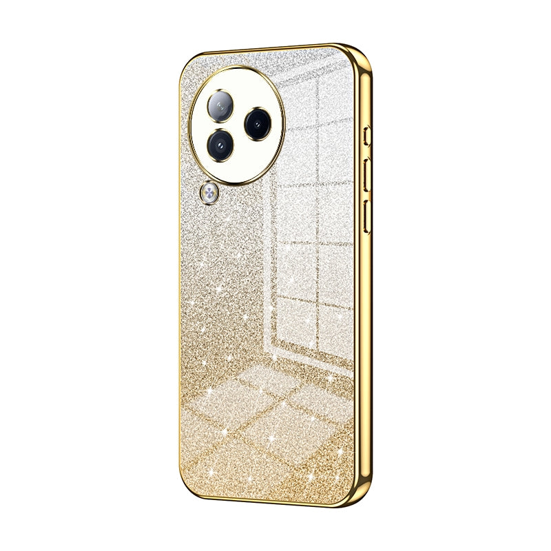 Xiaomi Civi 3 Glitter Powder Electroplated Gradient Phone Case – Fashionable & Luxurious with Anti-Fingerprint Coating, Shock-Absorption, and Lens Protection