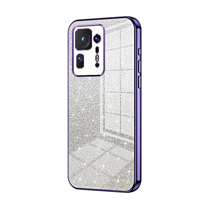 Xiaomi Mix 4 Glitter Powder Electroplated Gradient Phone Case – Fashionable & Luxurious with Anti-Fingerprint Coating, Shock-Absorption, and Lens Protection